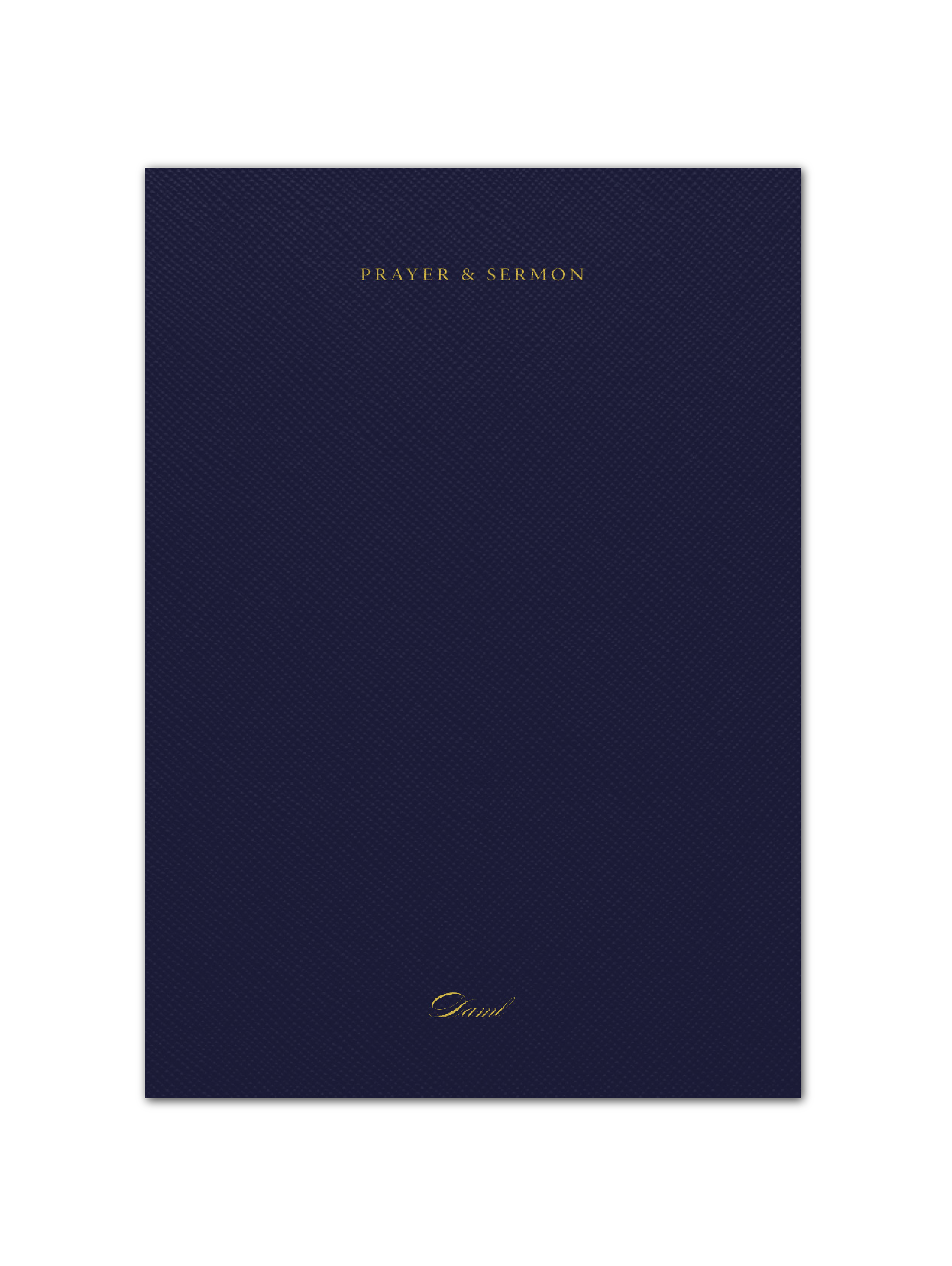 Prayer & Sermon Notebook