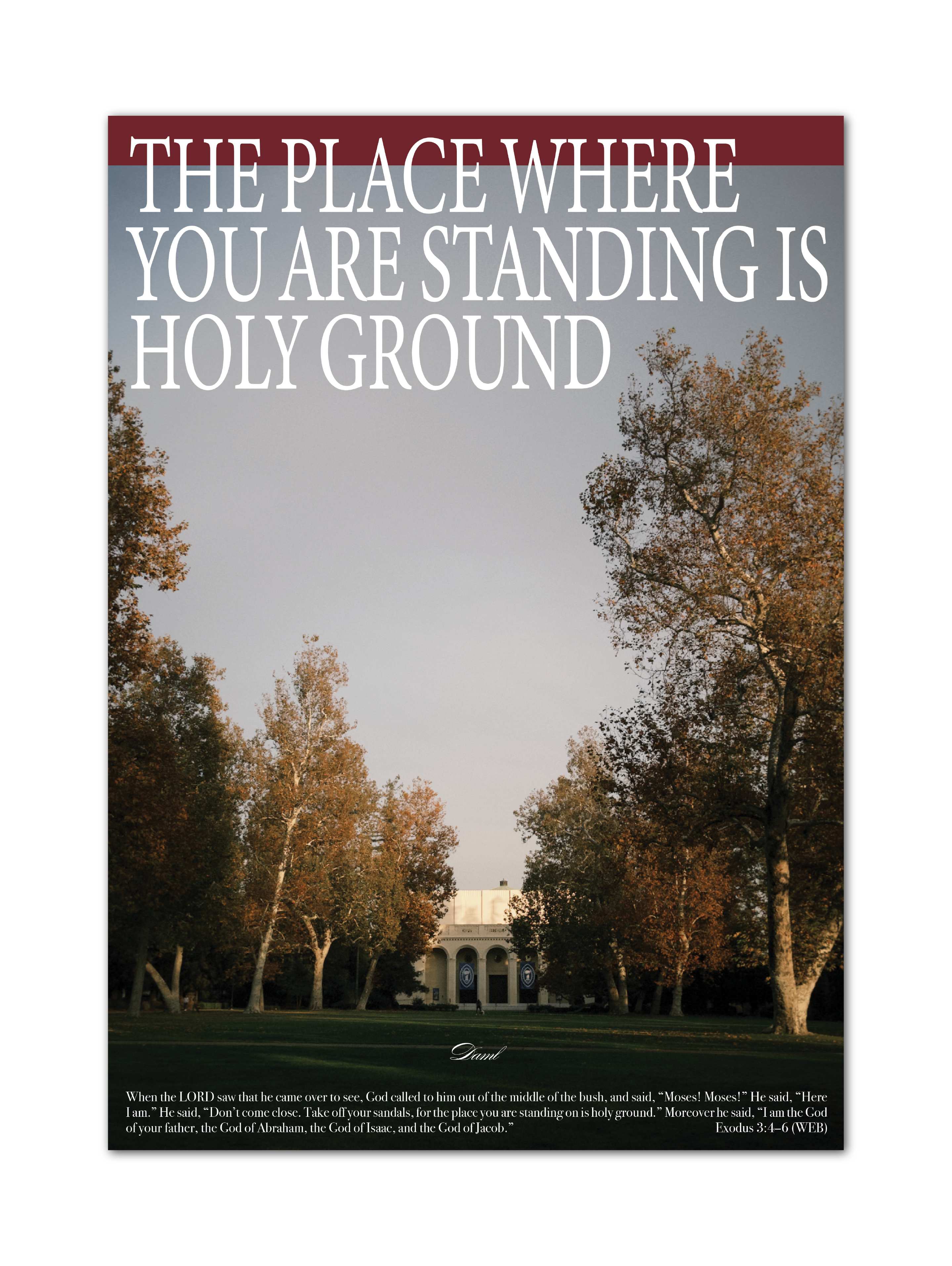 "HOLYGROUND" Poster & Set