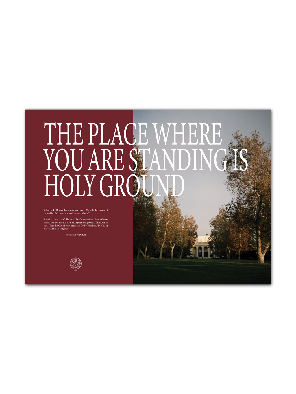 "HOLYGROUND" Poster & Set